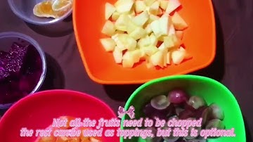 PROCEDURE TEXT — HOW TO MAKE "FRUIT SALAD"