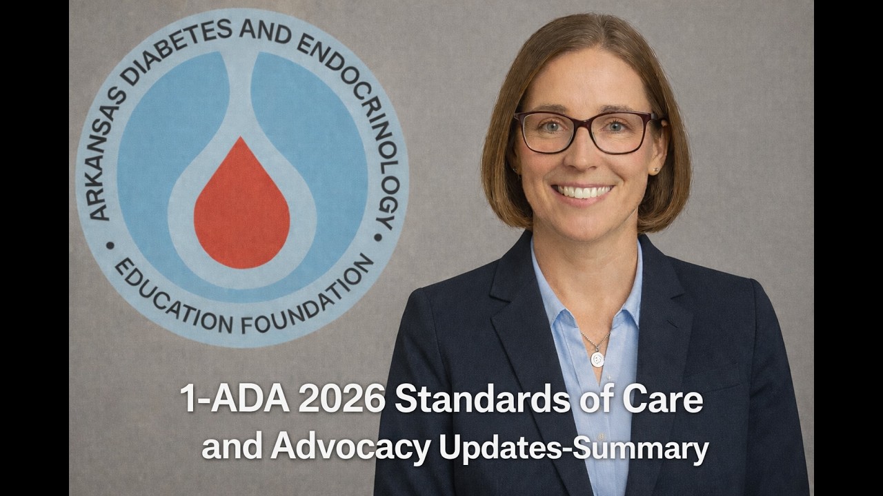 ADA 2026 Standards of Care and Advocacy Updates-Summary - YouTube