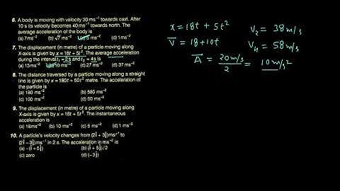 NEET DC Pandey 1D motion CP3-3b