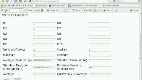Statistics calculator tutorial