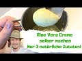 Aloe Vera creme selber machen 🌞 Einfaches Rezept 3 Zutaten