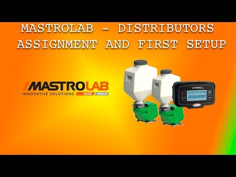 MastroLab - Distributors assignment and first setup