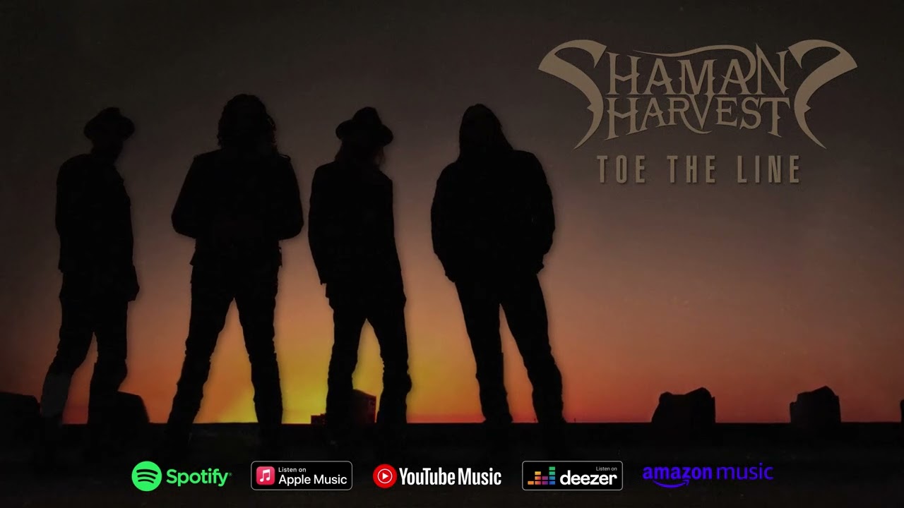 Watch Shaman's Harvest - "Toe The Line" (Official Audio) on YouTube Watch Shaman's Harvest - "Toe The Line" (Official Audio) on YouTube