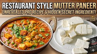 Mater Paneer Recipe Restaurant Style Esy And Delicious Matar Paneer Recipe