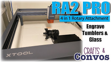 xTool D1 Diode Laser | RA2 Pro Rotary Attachment | Let