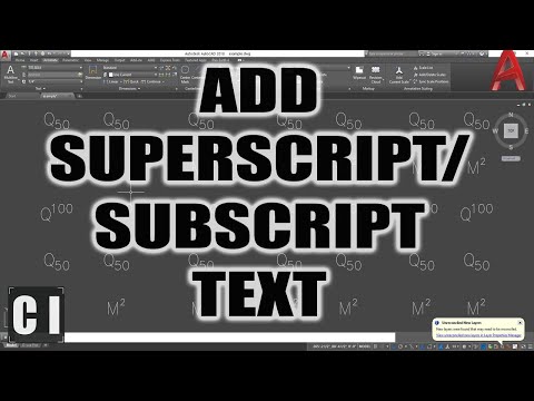 AutoCAD How To Add Superscript / Subscript Text and Symbols - 3 Quick Tricks! | 2 Minute Tuesday