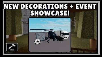 🚁 *NEW* Decorations + Events Showcase! | [Piggy Build Mode Update]