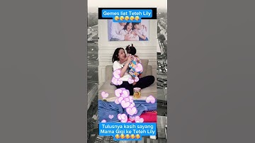 Tulusnya kasih sayang Gigi ke Lily!!!🥰🥰🥰🤗 #raffinagita #lily