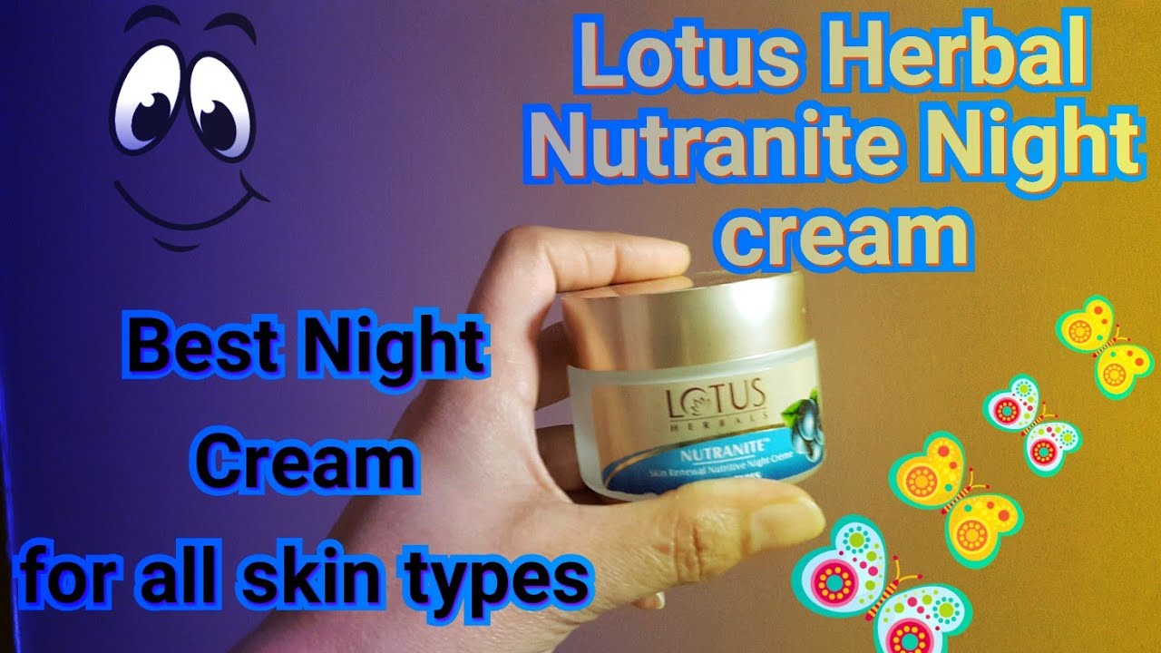 lotus herbal nutranite night cream