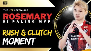 ROSEMARY - Si Paling MVP | Best Moment of Rush & Clutch | PUBG Mobile Indonesia