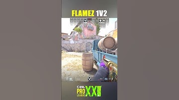 This 1v2 proves FlameZ has ICE in his veins!😳🧊#cs2 #esl #gamingshorts