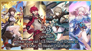 [HSR] : NEW 1.5 Memory of Chaos Floor 10 - NO 5 STAR NO HEALER | Sushang, Luka & Qingque 3* Clear!!