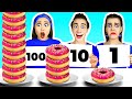 100 تحدي طبقات الطعام  #2