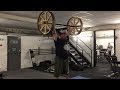 Eddie Hall 160kg x 3 Axle Press