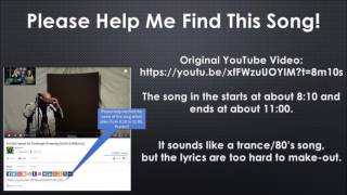 FOUND! Please Help Me Find This Unknown Trace Song