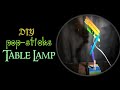 How to make Table Lamp by Popsicle stick  ice-cream sticks at home in simple steps | Popsicle DIY