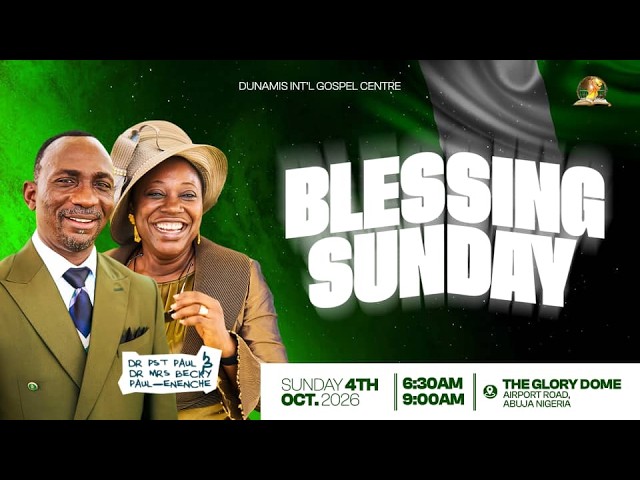 OCTOBER 2026 BLESSING SUNDAY SERVICE || 04-10-2026