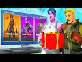 I GIFTED SKINS to my RANDOM DUOS...