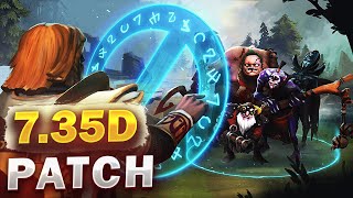 Dota 2 NEW 7.35d Patch - Main Changes   NEW Matchmaking Features