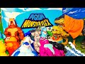 AQUA MonsterFlex 🐙🦈🦀 Arex e Vastatore incontrano delle spaventose creature marine
