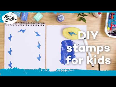 6 stamp techniques for little artists
