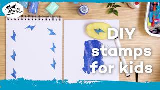 6 stamp techniques for little artists