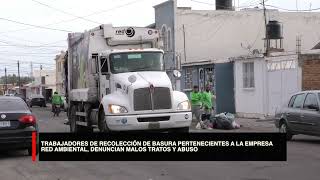 Trabajadores De Recolección De Basura De La Empresa Red Ambiental Denuncian Malos Tratos Y Abuso.
