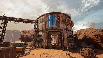 Cyber War Unreal Engine 4 Vessels Hover Vehicle Hovercraft Space Sci-fi Colony Desert Planet UE4