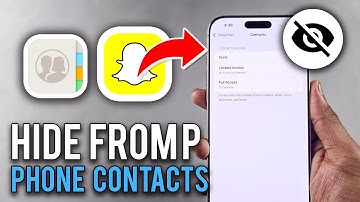 How to Stop Contacts from Finding You on Snapchat  -  2025