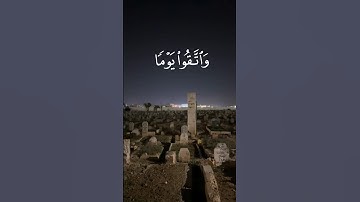 واتقوا يوما ترجعون فيه إلى الله ثم توفى كل نفس ما كسبت | الآية 281 من سورة البقرة | ياسر_الدوسري