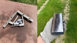 Aluminum Handle - Aluminium Ingot - Dumpster Diving - ASMR