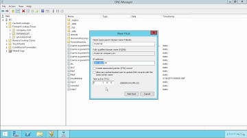 Create and Configure DNS Resource Records
