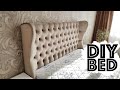 КРОВАТЬ с мягким ИЗГОЛОВЬЕМ своими руками МЕБЕЛЬ DIY