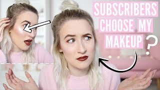 Full Face Of Makeup CHOSEN BY MY SUBSCRIBERS | Sophie Louise