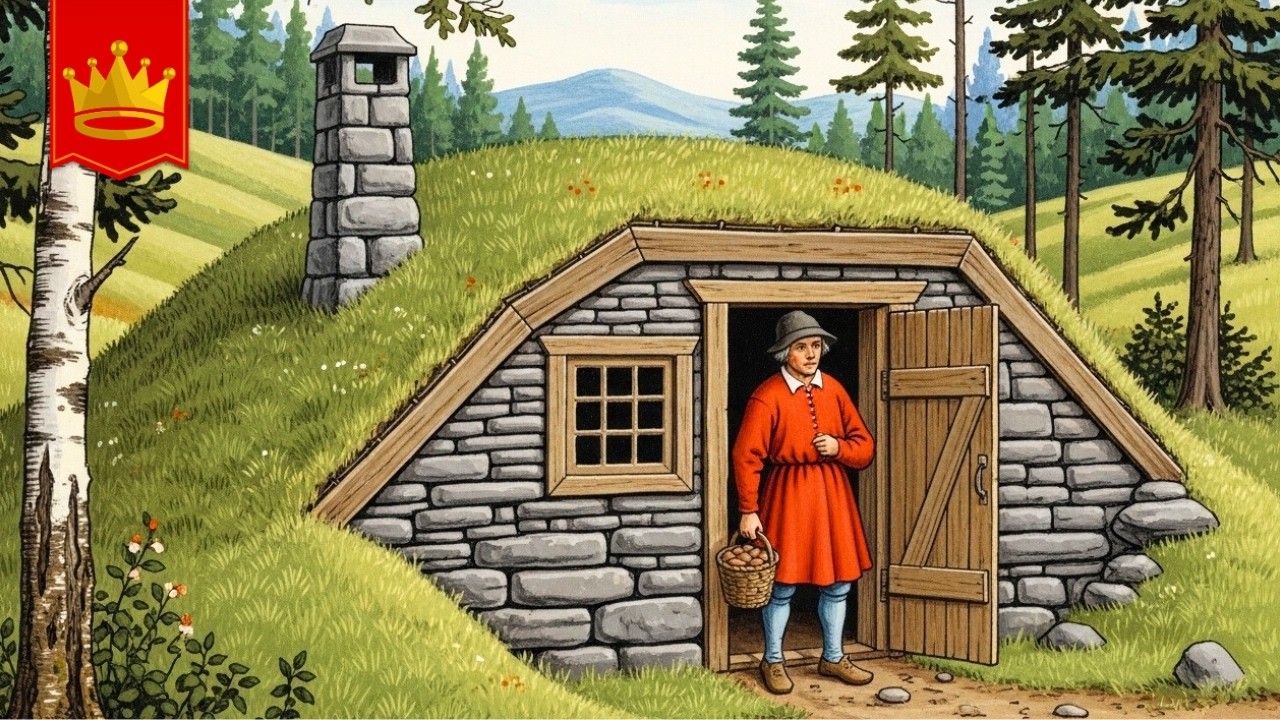 As pequenas casas medievais suecas que desafiavam o inverno