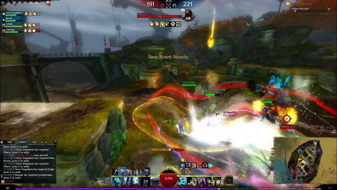 gw2 STAFF ele catalyst ranked pvp two support vindicators and a dps catalyst walked into a