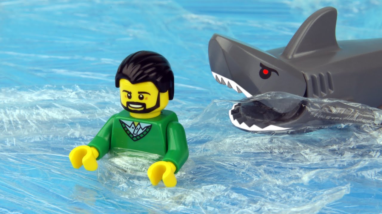 lego shark attacks