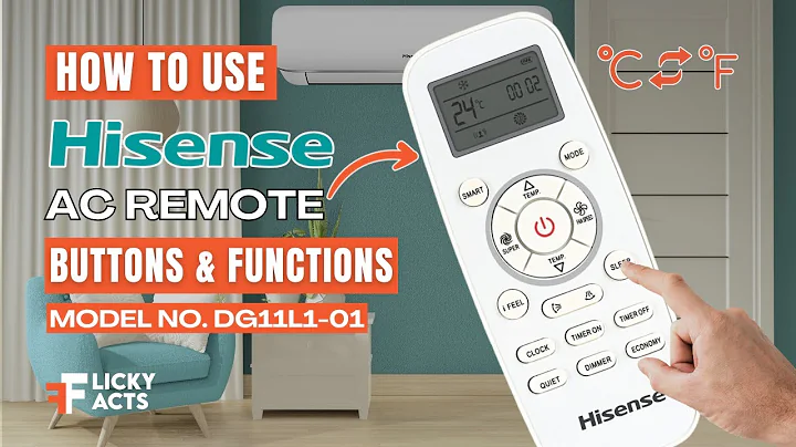 How to Use: Hisense AC Remote Buttons & Functions | Heat Pump Remote Guide | Model No. DG11L1-01