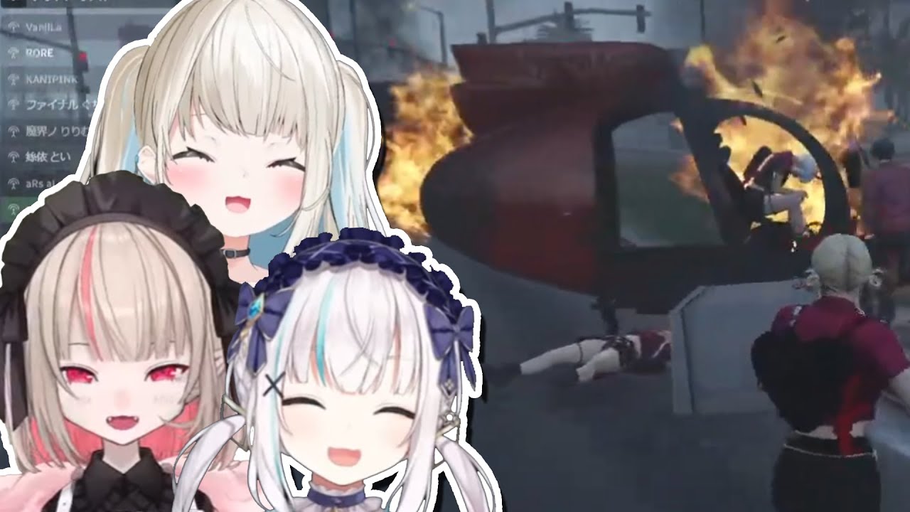 Helicopter Practice With Ars, Ririmu, and Toitoi (ENG SUBS) — VCR GTA 3 Clip