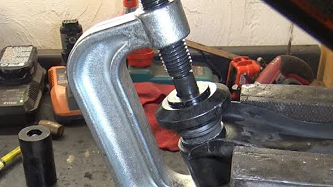 How to press in a ball joint with the Harbor Freig...