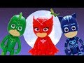 PJ Masks Game | Crocodile Hiding In PJ Masks Toys City - PJ Masks Toy Catboy, Gekko, Owlette Car