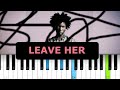 d4vd - Leave Her (Piano Tutorial)