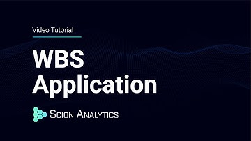 WBS Application Tutorial