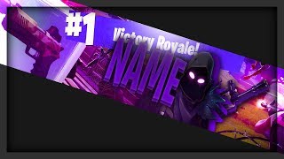 FREE FORTNITE RAVEN BANNER TEMPLATE!!! | PHOTOSHOP |