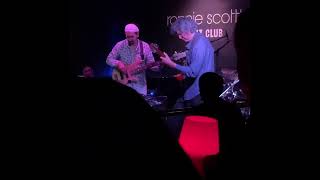 Shez Raja with John Etheridge and Guthrie Govan at Ronnie Scott’s