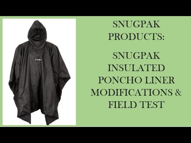 Snugpak Insulated Liner Modifications & Test - YouTube