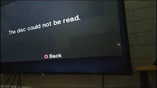 Playstation 2 Error The Disc Could Not Be Read.
