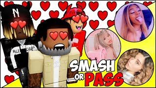 SMASH OR PASS ON FEMALE ROBLOX YOUTUBERS! 😂😍 (Gloom, MeganPlays, Mya Amber, & More!)