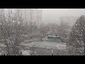 Погода в Харькове 20 марта 2021. ❄️ Красивый снегопад. снежный шар. Snowfall. ❄️ СИЛЬНЫЙ СНЕГОПАД.