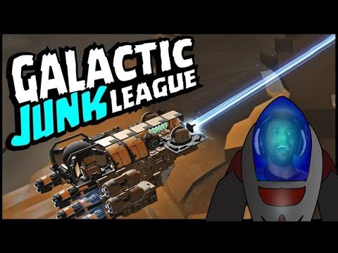 Galactic Junk League: Criei Minha Nave & Ela funciona Game de Nave na Steam! Omega Play 